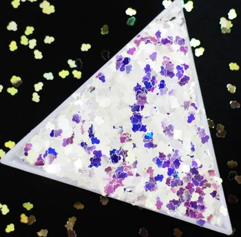 

30g~500g,3mm Clouds, Shining Blue Purple Color Slice 3D Glitters Paillettes For Nail Art,Body Art,Tatto Art,Make Up.