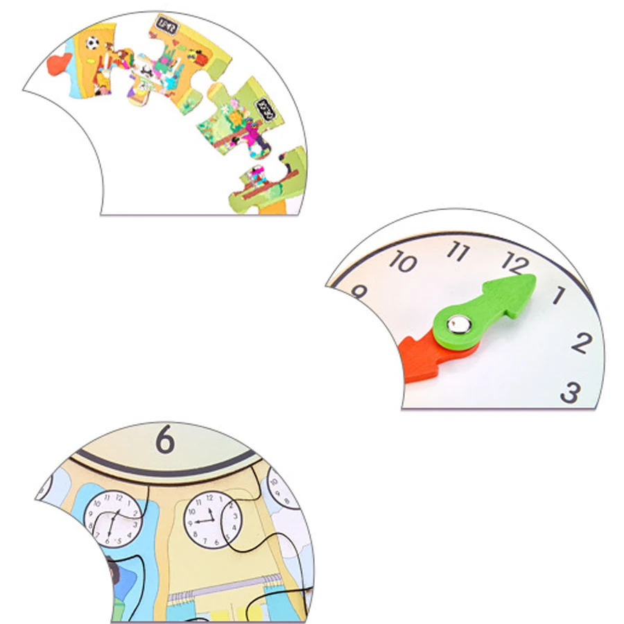 Clock Wooden Puzzle(5)