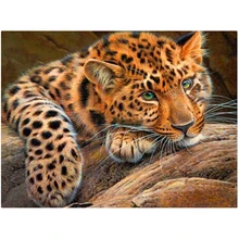 На заказ Алмазная картина eigen foto Птица Животное Тигр Леопард Мандала Алмаз Картина Полная площадь/круглые фильмы для украшения дома