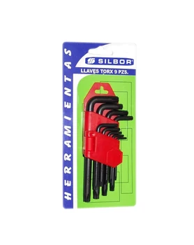 

Silbor-juego de 9 Torx wrenches