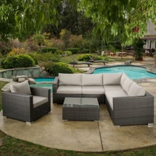 Классический Стиль Хорошее патио мебель L Тип диван из ротанга диван-кровать для продажи