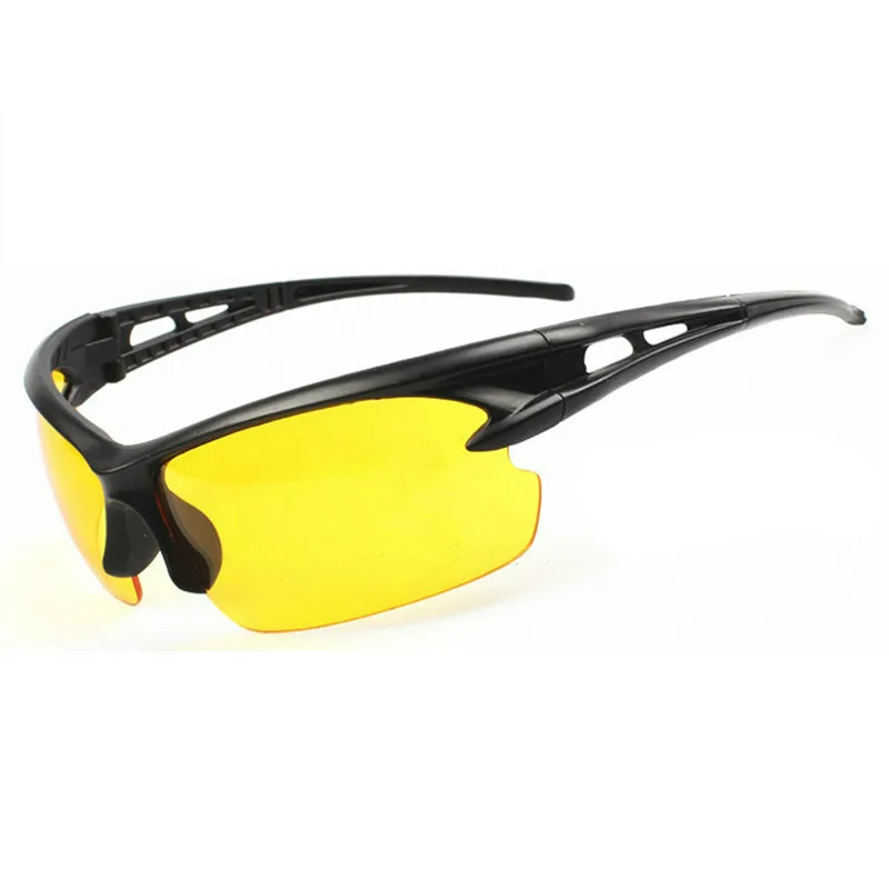 Lentes amarillas Unisex gafas de visión nocturna gafas de sol de visión HD conducción de coche gafas de sol de protección UV polarizadas a prueba de explosiones