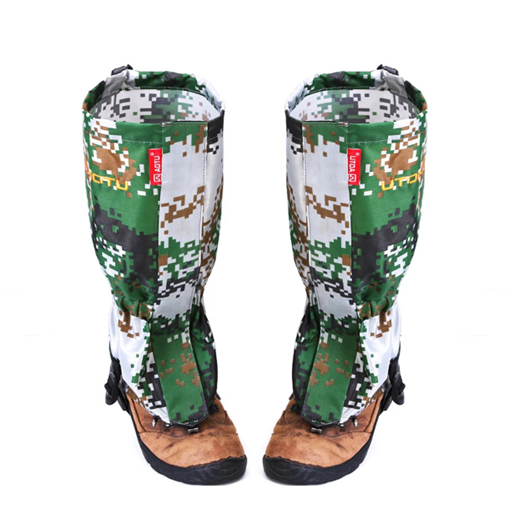 Snow Cover Camouflage Water Resistant Shoe Bindings Legging Gaiters Outdoor Skiing Rainy Days