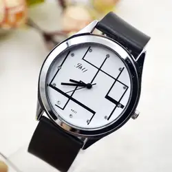 Женские модные часы, водонепроницаемые, компактные, простые, подарочные часы кожаные часы для платья reloj mujer