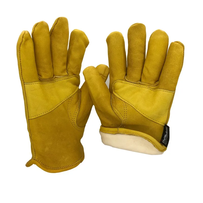 RJS безопасности зимние теплые перчатки работа человека драйвер ветрозащитный безопасности защиты безопасности рабочих лыжи для мужские и