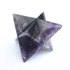 Natural Amethyst merkaba star Gemstone crystal Merkaba Stars 1