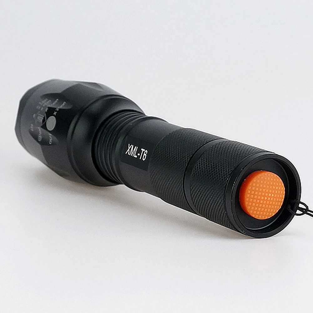 

USA EU Top Selling E17 CREE XML T6 2000LM Aluminum Camping Zoomable cree led flashlight Torch lamplight for AAA or 18650 battery