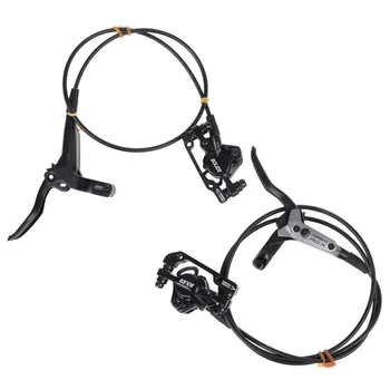 

1 Set Bike Hydraulic Brake Bicycle Disc Front/Rear Oil Brake Aluminium Alloy Braking Set Clamp For Mountain Bicycle MTB