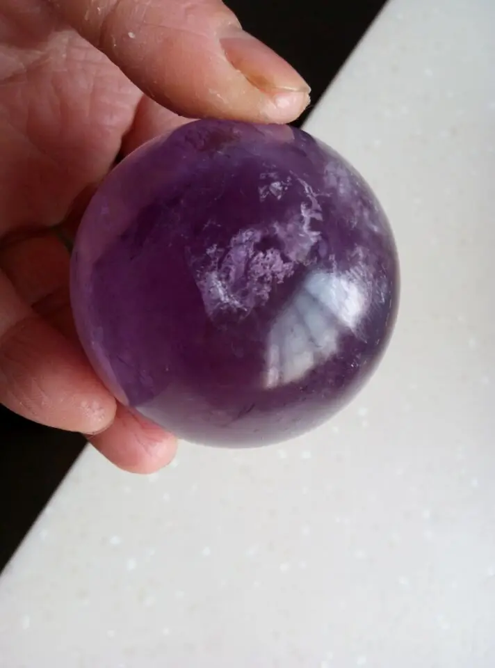 Натуральный Аметист, кварц СФЕРА BALL 2."(56 мм