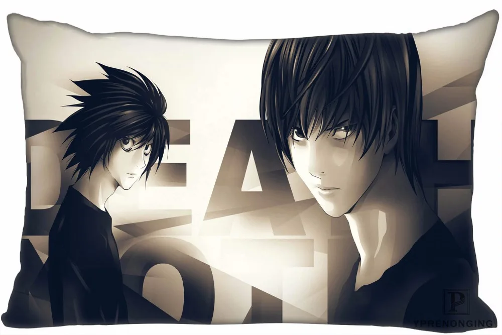 Best Custom Death Note Pillow Case Rectangle Pillowcases Zipper
