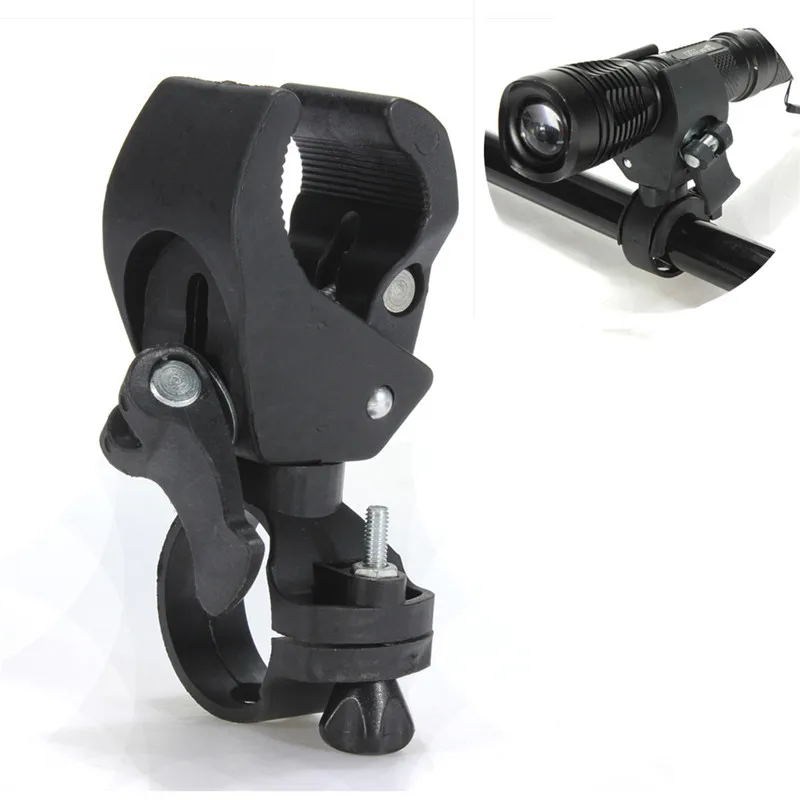 Adjustable Cycling MTB Mountain Bike Front Light Mount Clip Universal ... - ADjustable Cycling MTB Mountain Bike Front Light Mount Clip Universal Bicycle Bike Flashlight HolDer Bracket OutDoor