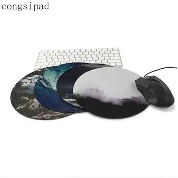 

congsipad Dark zone New Small Size Round Mouse Pad Non-Skid Rubber Pad The best gift of Christmas Size is 20x20cm