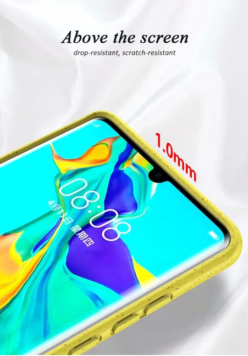 For Huawei P30 Pro Case Soft Silicone Comfortable Matte Colorful Protective Back Cover Case for huawei p30 lite p30pro p30 shell