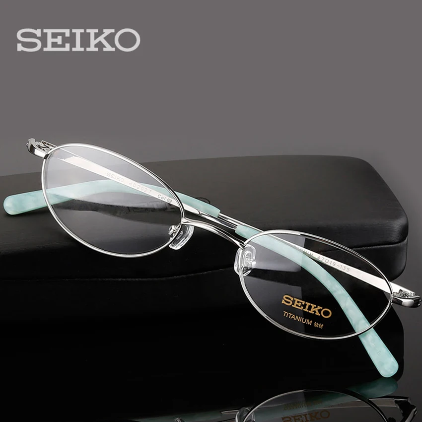 

SEIKO Women Eye Glasses Frame Light Titanium Dioptric Eyeglasses Myopic Women Small Optical Spectacles Frames H02027