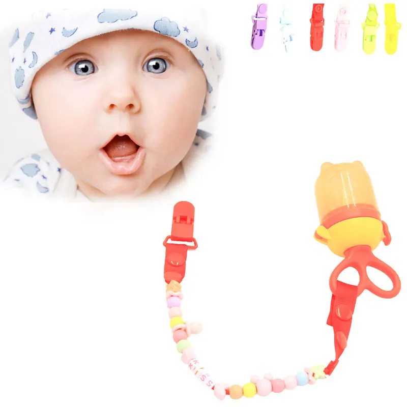 1Pcs Baby Pacifier Chain Clip Nipple Holder Pacifier Clips Pacifier Chain Clip Baby Nipple Kids