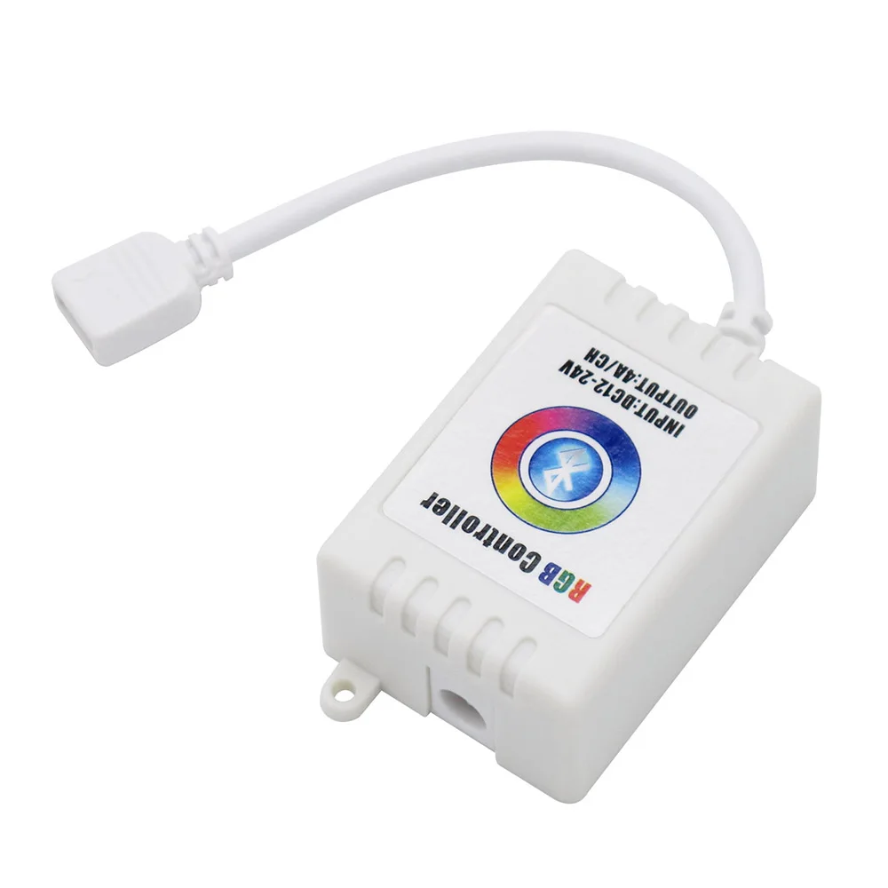 Белый DC12V 24 V 6A Bluetooth 4,0 RGB контроллер для 3528 5050 2835 5730 3014 Светодиодный полоски Совместимость с IOS 6,0 и Android 4,0