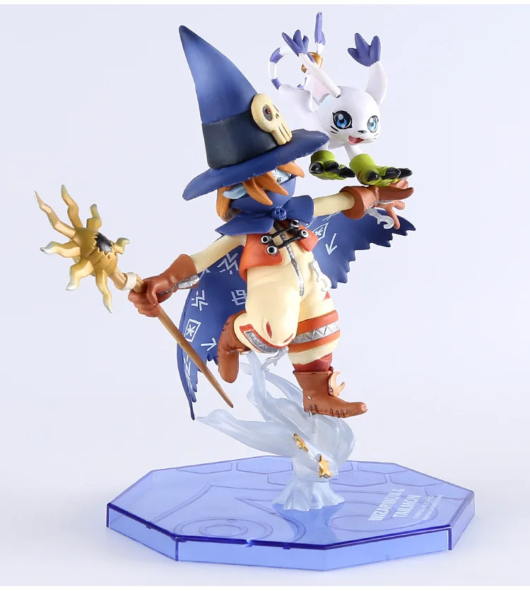 Аниме Фигурка Wizardmon/Wizarmon E Tailmon/Gatomon-Digimon Adventure Digital Monster Toy ПВХ фигурка модель куклы