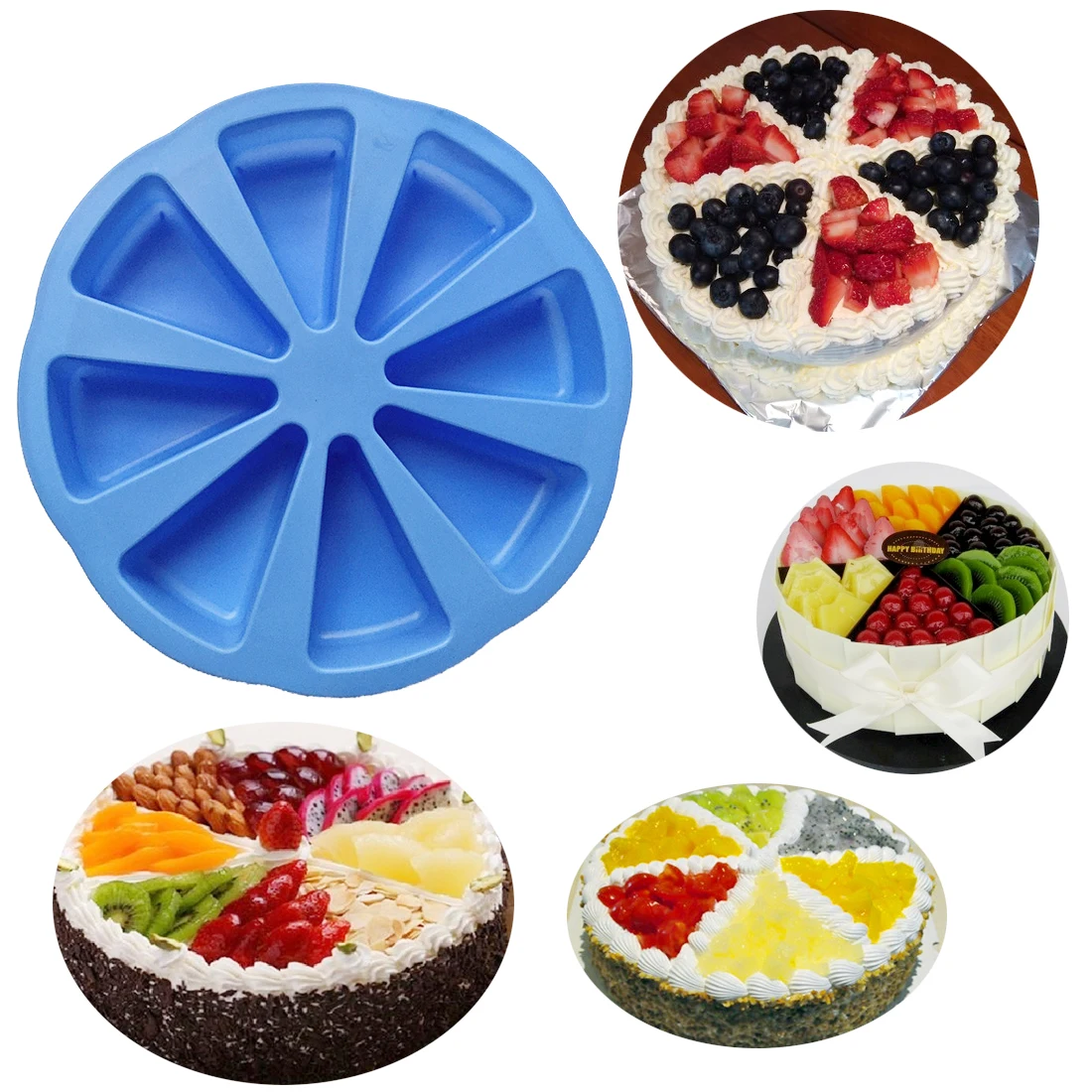 

Cake Tool 1PC Silicone Waffle Cake Mold Soap Chocolate Stencils Bakeware Pastry DIY Cooking Tools Kitchen Accessories Supplies