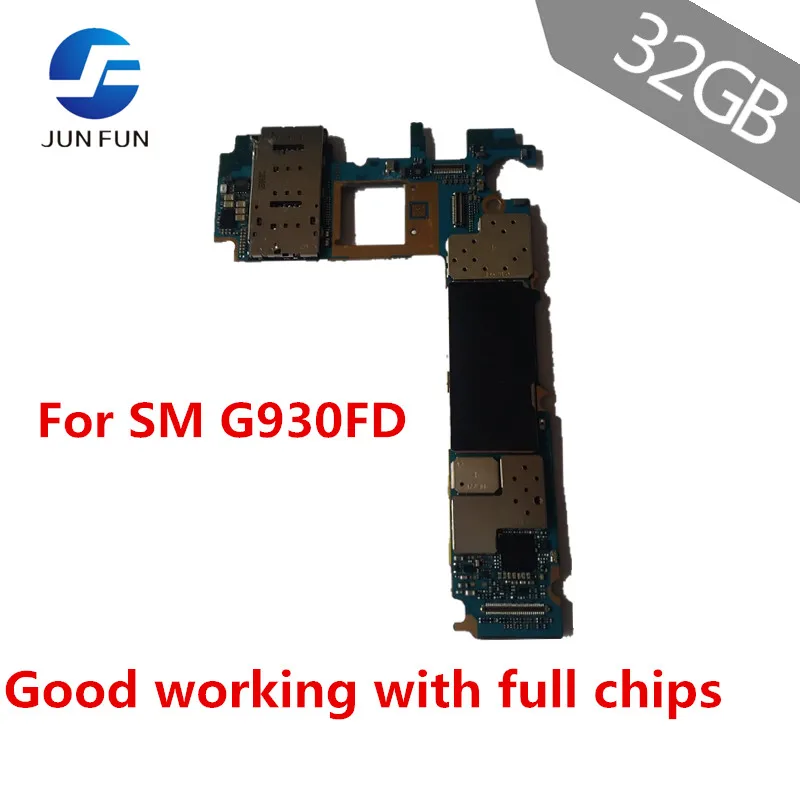 

JUN FUN Unlock Motherboard For Samsung Galaxy S7 Edge G930FD 32GB EU Version Mainboard Android OS Logic Board