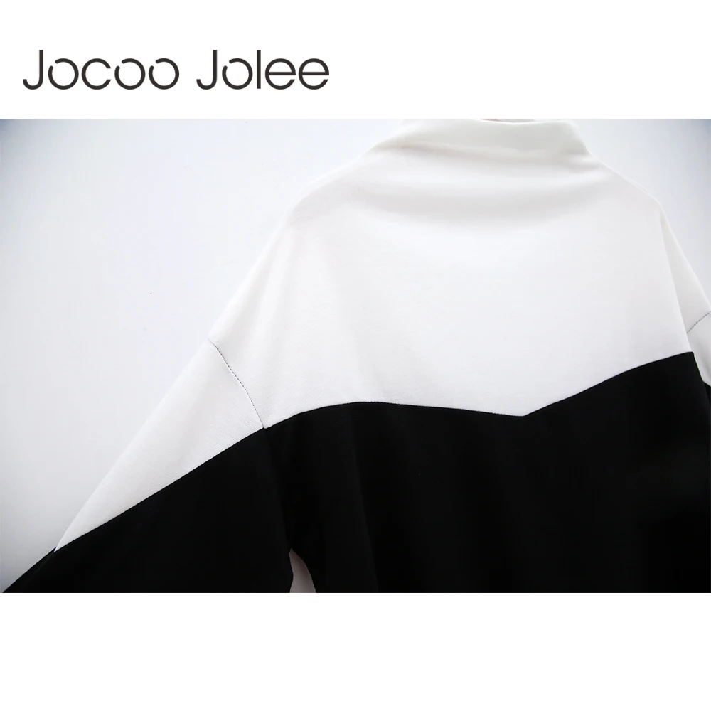 Новинка 2018 весенне зимняя женская Повседневная Толстовка Jocoo Jolee с рукавами