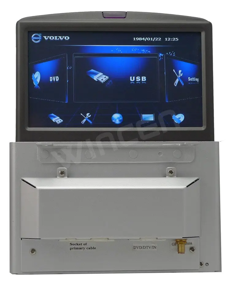 6 5 &quotавтомобильный DVD GPS плеер для Volvo XC90 с 3D меню USB SD ТВ моторизованная панель