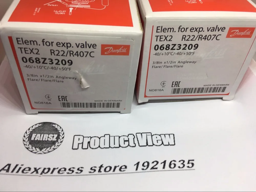 Danfoss расширительный клапан 068Z3209 TEX 2 R22/R407C внешний баланс