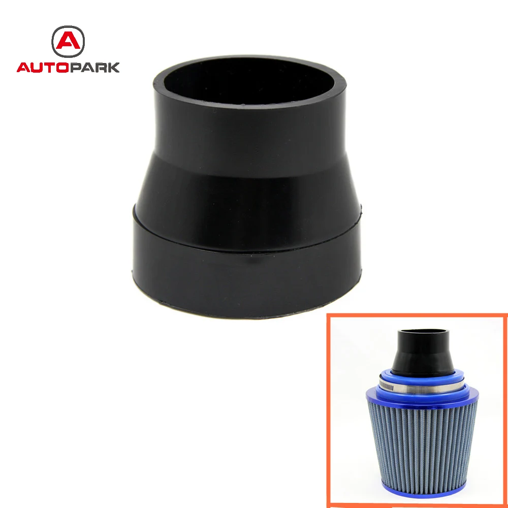 Universal 3" 2.5" (76 63MM) Air Intake filter Pipe Rubber Hose Reducer