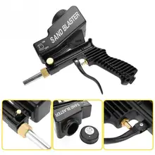 Gravity Feed Портативный Пескоструйный пистолет для устранения пятен ржавчины черный/синий Пескоструйный пистолет Csr аксессуары