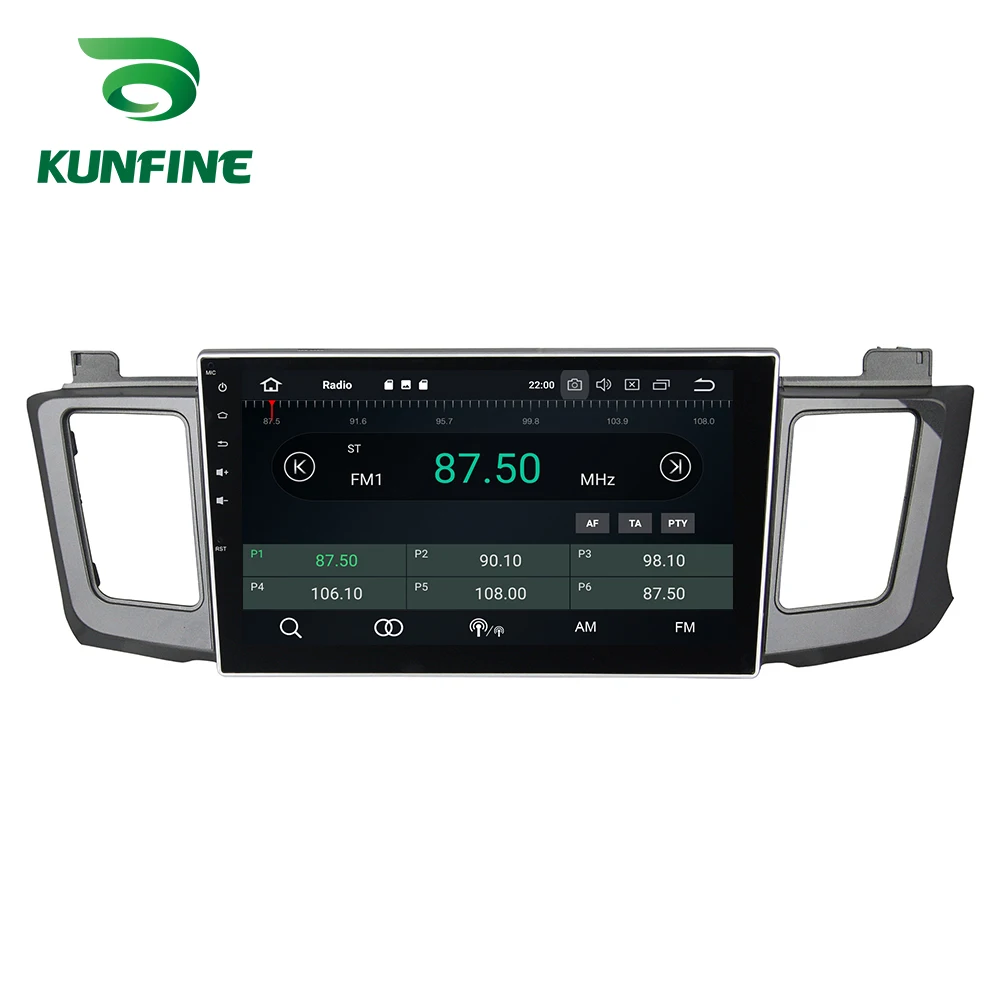 Top Octa Core 4GB RAM Android 8.0 Car DVD GPS Navigation Multimedia Player Car Stereo Deckless for TOYOTA RAV4  2012-2015 Radio 5