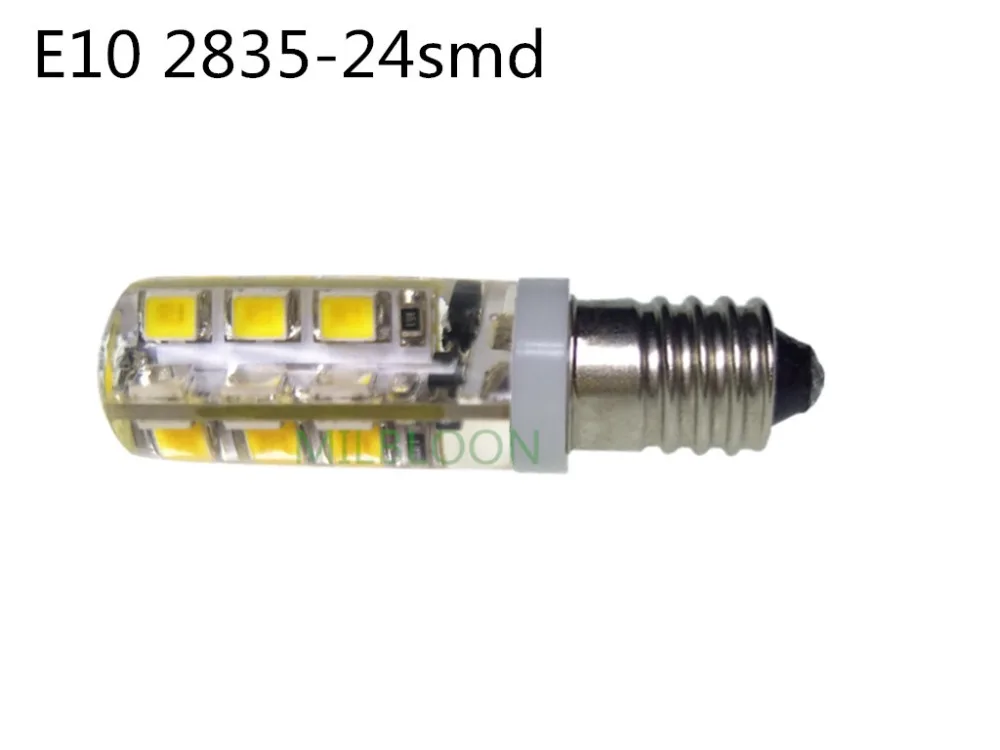 AC12V E10 светодиодный лампы DC12V e10 светодиодный 2835-24smd чехол из силиконового геля светодиодный измерительный прибор механический лампы E10 AC12V инструкция освещение лампы