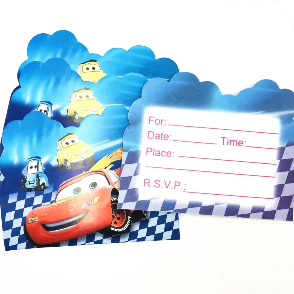 132pcs Disney Lightning McQueen Theme Kid Birthday Party Decoration Set Theme Party Supplies Family Party Baby Shower Supplie