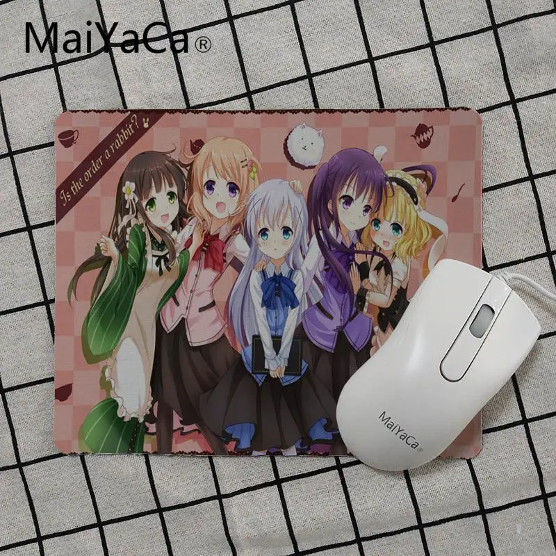 MaiYaCa A Rabbit Hoto Kokoa Kafuu Chino аниме маленький коврик для мыши ПК компьютерный коврик Лидер продаж подставка под руку коврик для мыши