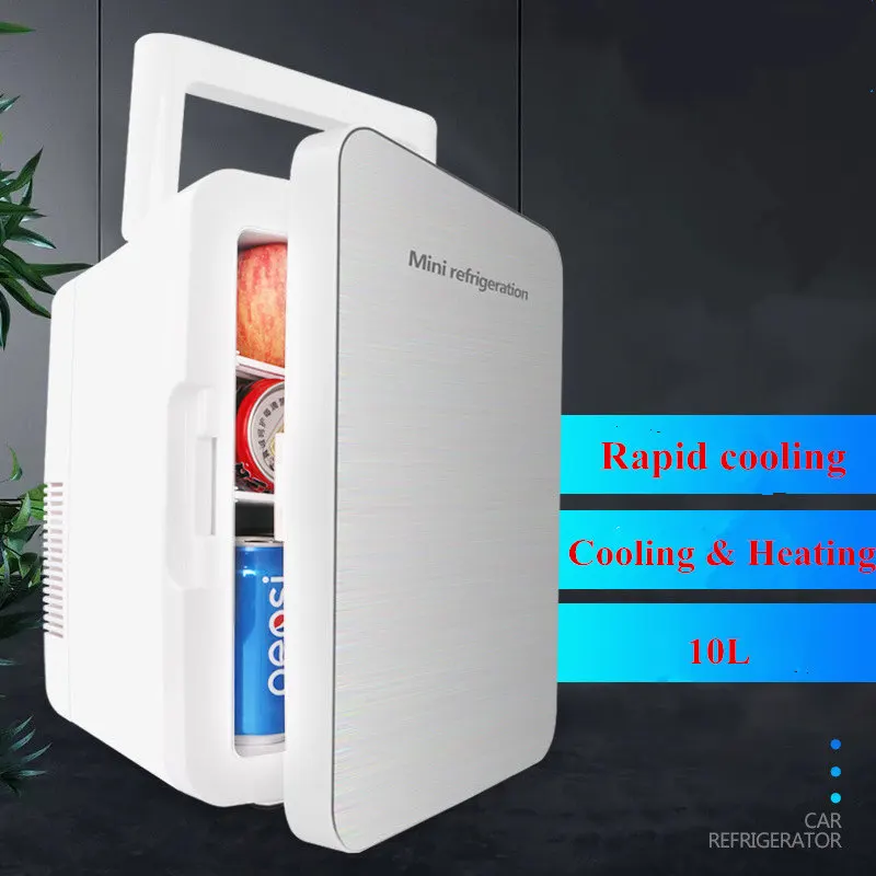 ^*Best Offers Car Mini refrigerator High Quality10L Blue White Auto Fridge 12V Car Refrigerator Small Dual-use Car/Home Cooler Box Freezer