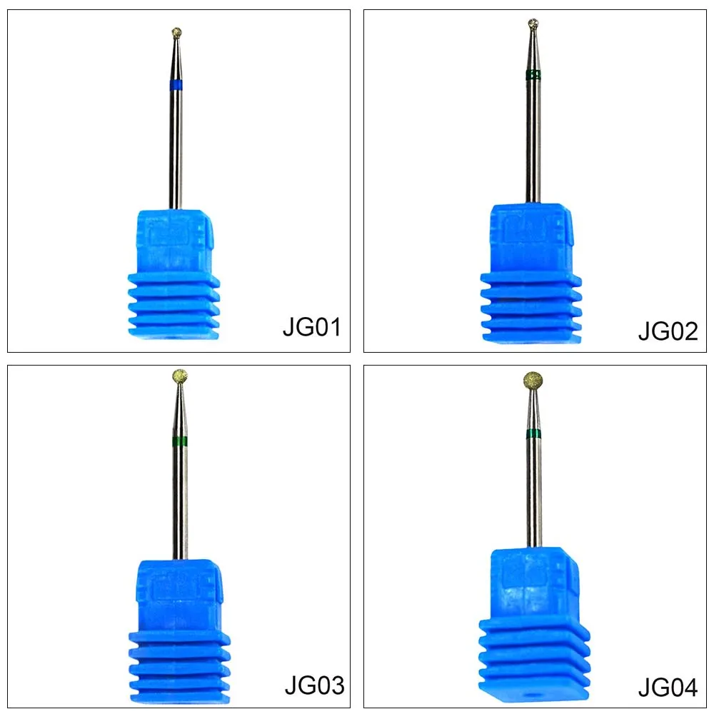 STZ 1 шт алмазные поворот-вольфрамовый бор для дизайна ногтей фрезерный чистый Фрезер для ногтей, сверлильный 3/32 ''для конических фрез для маникюра и педикюра, 17 Тип на выбор# JG01-17