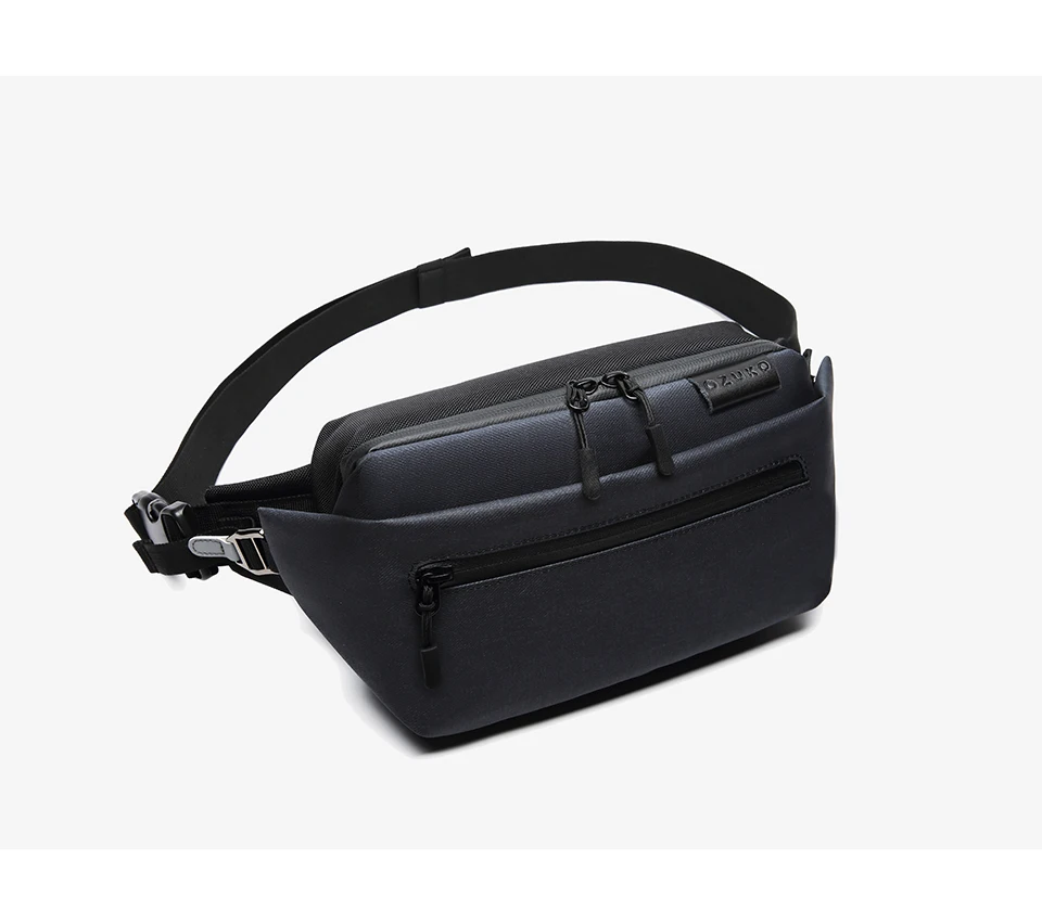 OZUKO, водонепроницаемая Мужская поясная сумка, поясная сумка, сумка на ремне, мужская сумка для телефона, сумка для путешествий, поясная сумка, маленькая спортивная сумка для бега