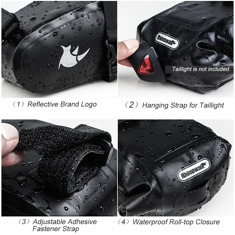 Flash Deal Full Waterproof Bicycle Saddle Bag Cycling Seat Bag MTB Road Bicycle Phone Holder Repair Tools Bag bisiklet aksesuar TF550 13