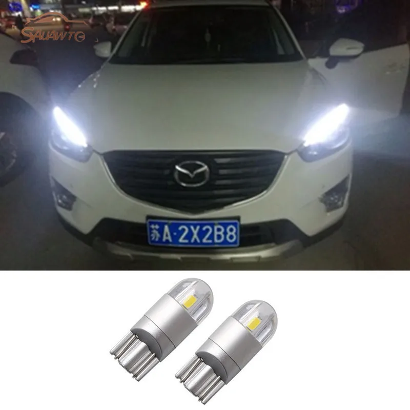 2X T10 LED W5W Car Auto Lamp Clearance Light For Mazda 2 3 5 6 CX-3 CX-5 CX-7 MX5 Atenza Axela 323 cx 7 cx-9 cx9 | Автомобили и