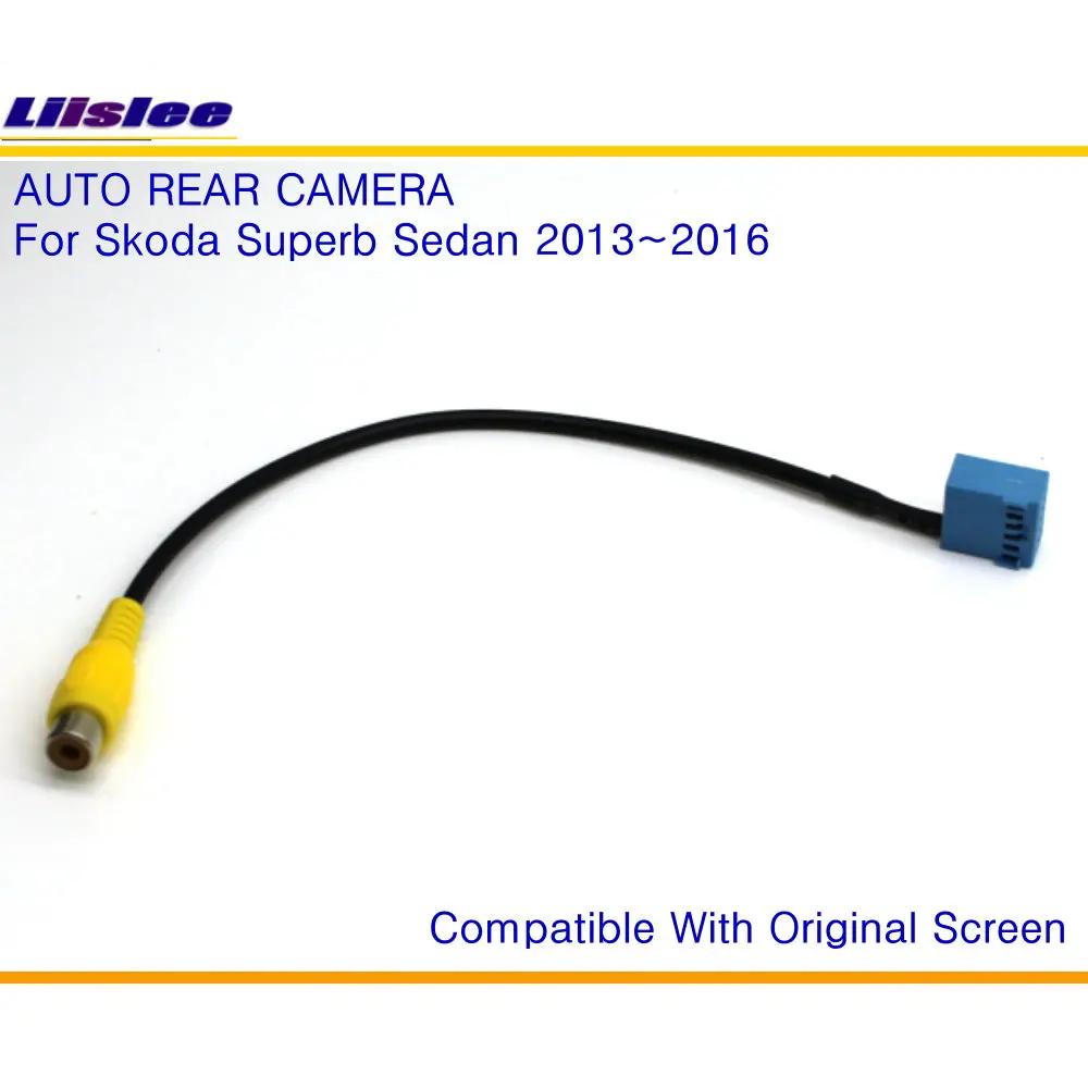 For Skoda Superb Sedan 2013~2016 RCA & Original Screen Compatible Rear View Camera / Back Up Reverse Parking Camera