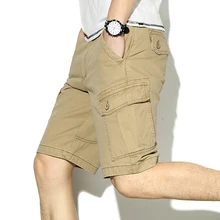 4 однотонных цвета; цвет черный, хаки; высококачественные разгрузочные жилеты; шорты-карго; стиль сафари; шорты-бермуды для мужчин и взрослых; сезон лето