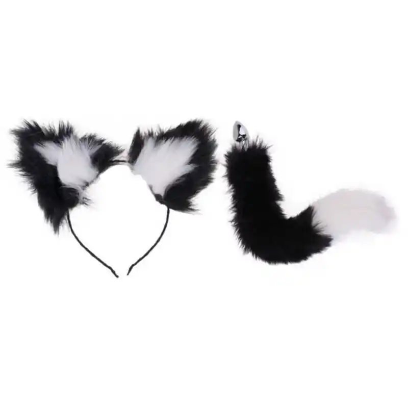 Mujer Sexy Disfraz De Cosplay Salvaje Cola De Zorro Anal Enchufe Trasero De Contraste De Color Artificial Gato De Peluche Orejas Pelo Lenceria Juguetes Para Adultos Aliexpress