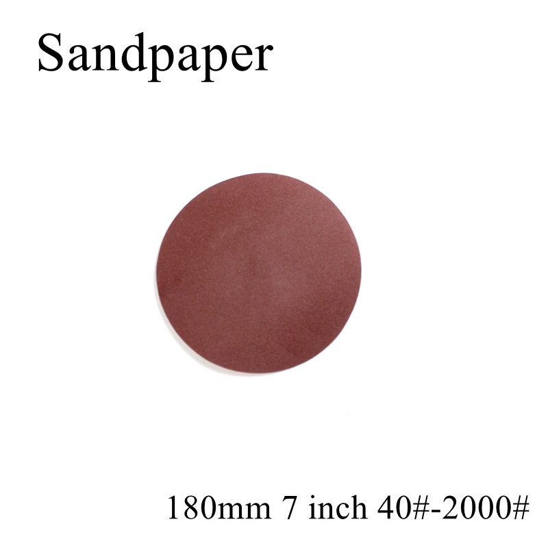 10Pcs 180mm 7 inch Sanding Discs Sandpaper Film Pads 8 Hole Grits 40-2000 10Pcs 180mm 7 inch Sanding Discs Sandpaper Film Pads 8 Hole Grits 40-2000