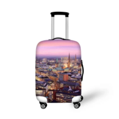 Forudesigns туристический багажный Чехол Эластичный чемодан защитный чехол на чемодан тележка дождь грязезащитный чехол для чемодана - Цвет: w135M