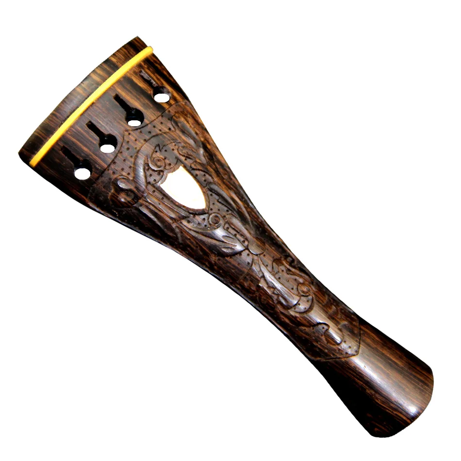 

violin Part 4/4 horns wood gorgeous patterns carved polished high-grade violin accessories Violin pull string