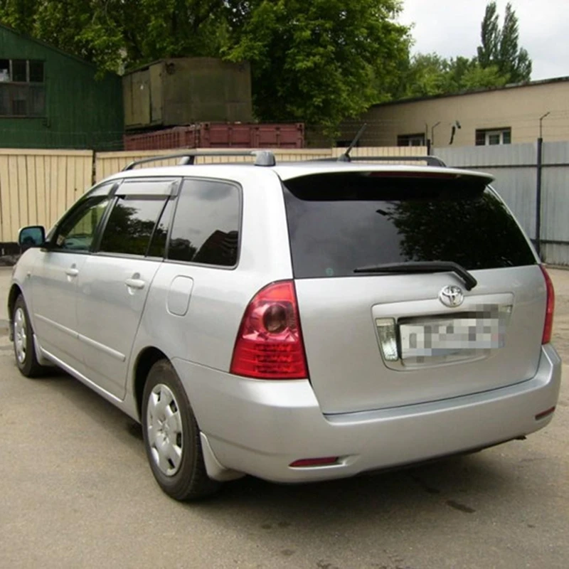 Для toyota fielder спойлер 2005-2009 fielder спойлер с светильник высокого качества ABS Материал заднее крыло автомобиля задний спойлер