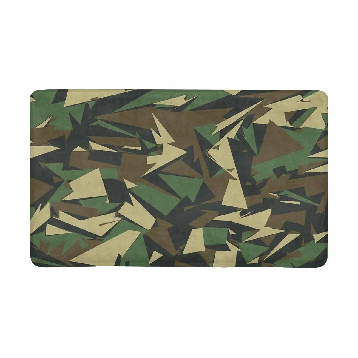 Camouflage Geometric Army Doormat Anti-Slip Entrance Mat Floor Rug Indoor Front Door Mats Home Decor