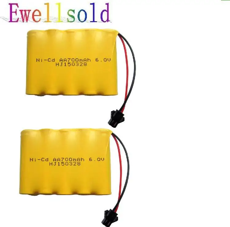 

Ewellsold 6.0v 700mAh Ni-CD battery for RC car free shipping