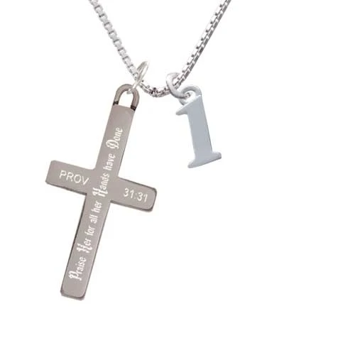 Number - 1 - - Praise Her - Cross Necklace (1)