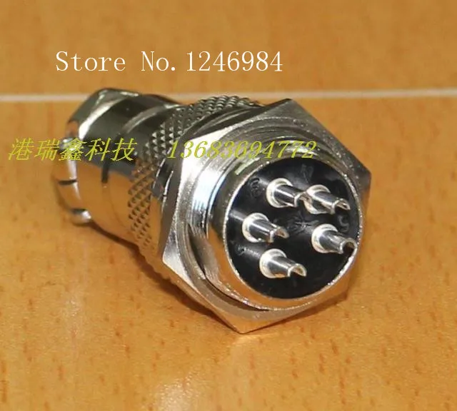 

[SA]Aviation plug socket 16MM round five core aviation plug connector plug hole 125V4A--50pcs/lot