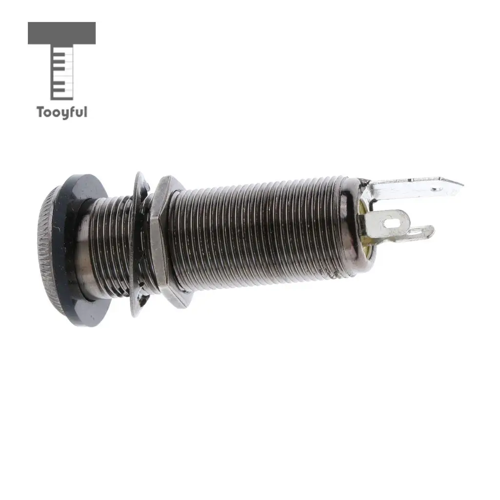 1/4'' 6.35mm Electric Guitar Bass Input Output Jack Socket Plug Connector for Guitar Replacement Parts