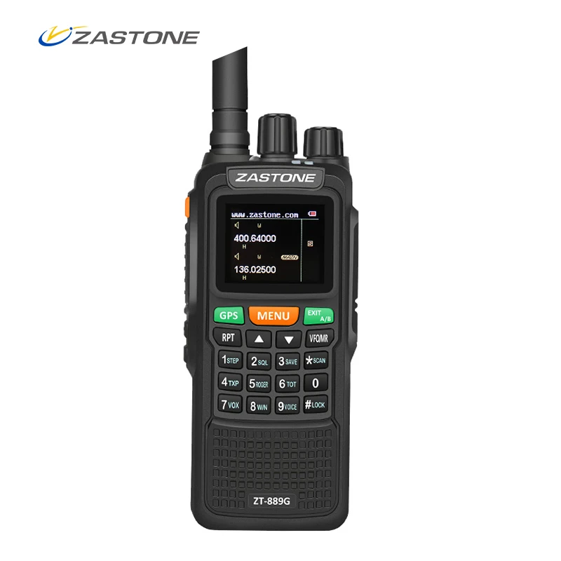 Продажа Zastone 889G font b GPS b font рация 10 Вт 999CH 3000 мАч UHF 400 520 VHF136 174MHz Ham CB радио HF трансивер для изучения охоты